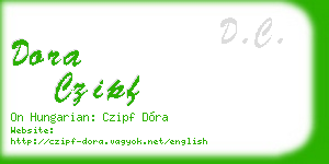 dora czipf business card